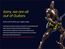Tablet Screenshot of freeguitar.com